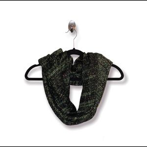 Green scattered sequence scarf Luxury